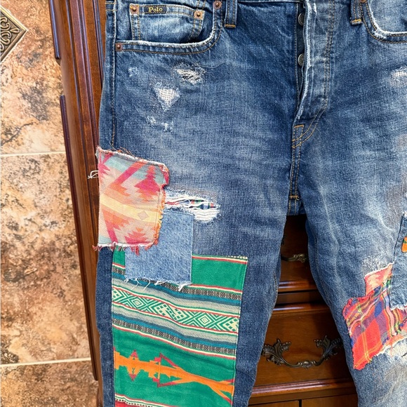 Polo Ralph Lauren Avery Patchwork Boyfriend Jean - Picture 4 of 4